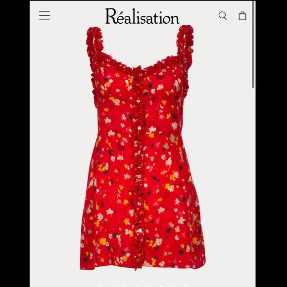 ⛔️ SOLD ⛔️ RÉALISATION PAR • Julia Dress in Red - Picture 1 of 9